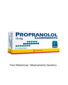 Propranolol 10mg - 20 Comprimidos
