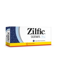 Zilfic - 50mg Sildenafilo - 5 Comprimidos Recubiertos