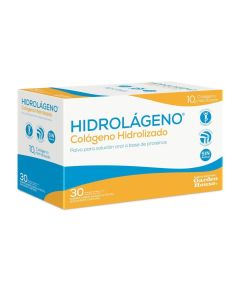 Hidrolágeno - 342gr Colágeno Hidrolizado - 30 Sobres de 10gr sabor a Naranja Polvo para Solución Oral