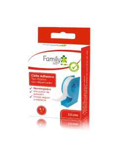 Family Set - 1 Cinta Adhesiva tipo Plástico con Dispensador