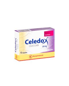 Celedox - 200mg Celecoxib - 10 Cápsulas