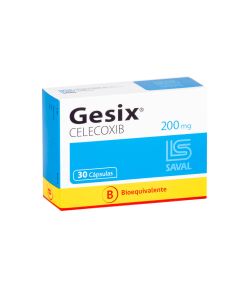 Gesix - 200mg Celecoxib - 30 Cápsulas