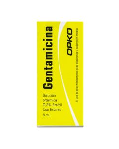 Gentamicina 0,3% - 5ml Solución Oftálmica Estéril