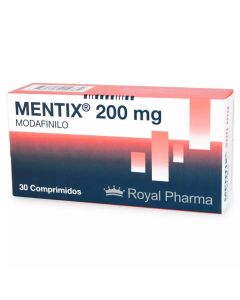 Mentix - 200mg Modafinilo - 30 Comprimidos