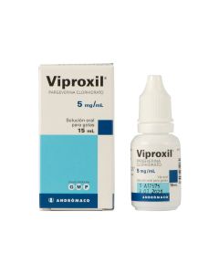 Viproxil - 5mg/ml Pargeverina - 15ml Solución Oral para Gotas