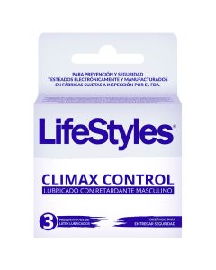 LifeStyles Climax Control - 3 Unidades Preservativos