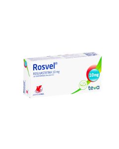 Rosvel - 10mg Rosuvastatina - 30 Comprimidos Recubiertos