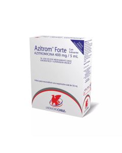 Azitrom Forte - 400mg/5ml Azitromicina - 30ml Polvo para Solución Oral