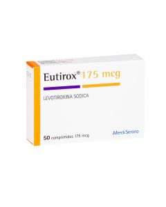 Eutirox - 175mcg Levotiroxina - 50 Comprimidos