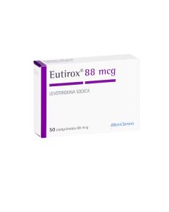 Eutirox - 88mcg Levotiroxina - 50 Comprimidos