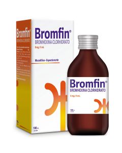 Bromfin - 8mg/5ml Bromhexina Clorhidrato - 100ml Jarabe