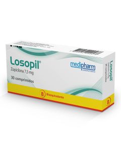 Losopil - 7,5mg Zopiclona - 30 Comprimidos  