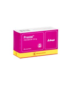 Prestat - 150mg Pregabalina - 40 Comprimidos  