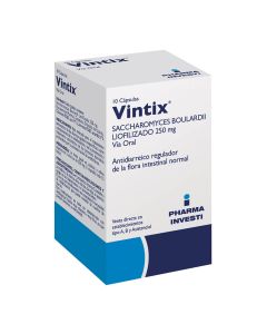 Vintix - 250mg Saccharomyces Boulardii - 10 Cápsulas