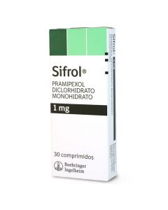 Sifrol - 1mg Pramipexol - 30 Comprimidos