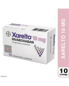 Xarelto - 10mg Rivaroxaban - 10 Comprimidos Recubiertos