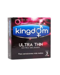 Kingdom Ultra Thin - 3 Unidades Preservativos