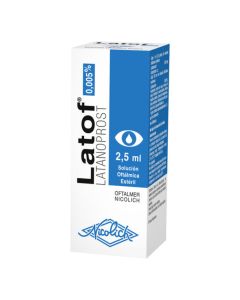 Latof - 0,005% Latanoprost - 2,5ml Solución Oftálmica Estéril