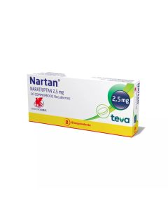 Nartan - 2,5mg Naratriptan - 10 Comprimidos