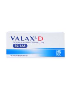 Valax D 80/12,5 - 30 Comprimidos Recubiertos