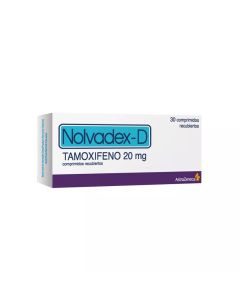 Nolvadex-D - 20mg Tamoxifeno - 30 Comprimidos Recubiertos