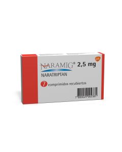 Naramig - 2,5mg Naratriptan - 7 Comprimidos Recubiertos