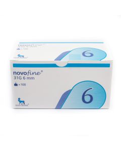 Novofine - 100 Agujas 31G x 6mm