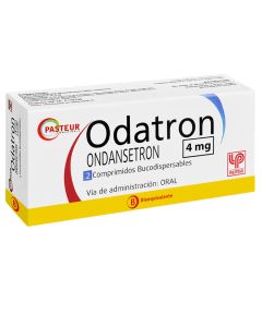 Odatron - 4mg Ondansetron - 2 Comprimidos Bucodispersables