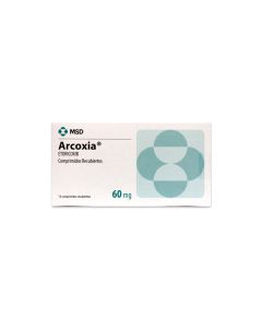 Arcoxia - 60mg Etoricoxib - 14 Comprimidos Recubiertos