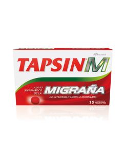 Tapsin M - 10 Comprimidos Recubiertos