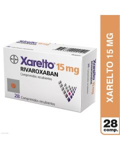 Xarelto - 15mg Rivaroxaban - 28 Comprimidos Recubiertos