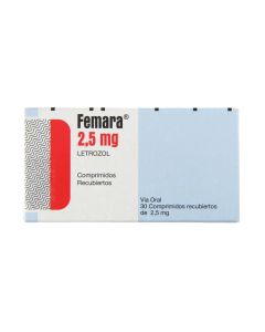 Femara - 2,5mg Letrozol - 30 Comprimidos Recubiertos