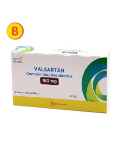 Valsartán 160mg - 30 Comprimidos Recubiertos