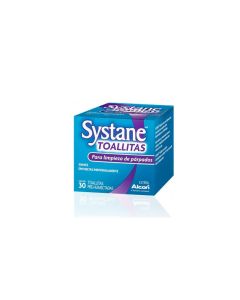 Systane - 30 Toallitas Pre-Humectadas para Limpieza de Párpados