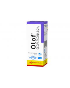 Olof - 0,2% Olopatadina - 5ml Solución Oftálmica