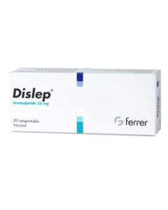 Dislep - 25mg Levosulpirida - 20 Comprimidos