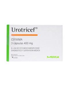 Urotricef - 400mg Cefixima - 3 Cápsulas