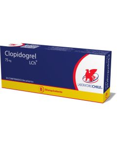 Clopidogrel 75mg - 30 Comprimidos Recubiertos