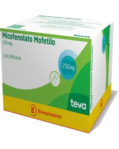 Micofenolato Mofetilo 250mg - 100 Cápsula