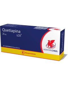 Quetiapina 25mg - 30 Comprimidos Recubiertos