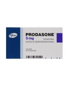 Prodasone - 5mg Medroxiprogesterona - 20 Comprimidos