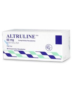 Altruline - 50mg Sertralina - 60 Comprimidos Recubiertos