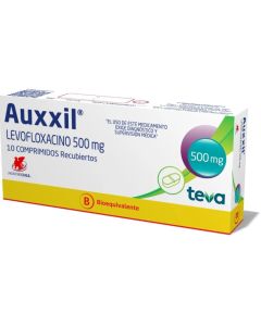 Auxxil - 500mg Levofloxacino - 10 Comprimidos Recubiertos