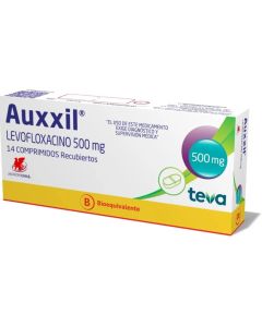 Auxxil - 500mg Levofloxacino - 14 Comprimidos Recubiertos