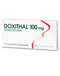 Doxithal - 100mg Doxiciclina - 10 Comprimidos Dispersables