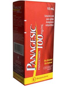 Panagesic - 100mg/ml Paracetamol - 15ml Solución Oral para Gotas