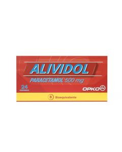 Alividol - 500mg Paracetamol - 24 Comprimidos