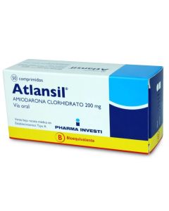 Atlansil - 200mg Amiodarona - 50 Comprimidos