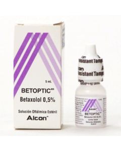 Betoptic - 0,5% Betaxolol - 5ml Solución Oftálmica Estéril