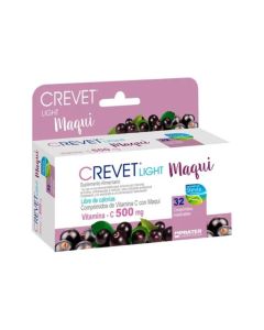 Crevet Light - 500mg Vitamina C - 32 Comprimidos Masticables Maqui